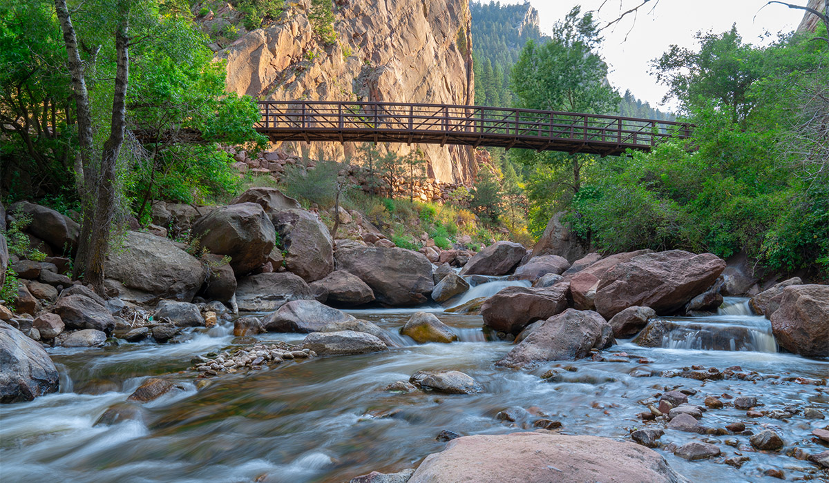 Flowing Canyon River
